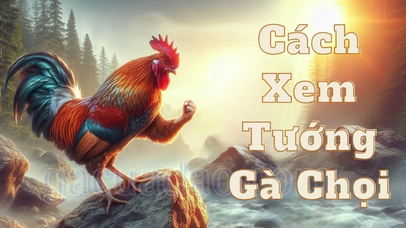 Cách xem tướng gà chọi đá hay có ngay chiến binh dũng mãnh