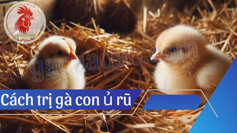 Cách trị bệnh gà con ủ rũ với 5 phương pháp đơn giản