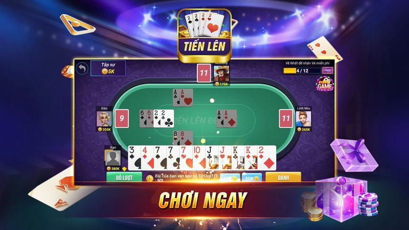  Người chơi tập trung phân tích bài chắn phỏm tại iwin68